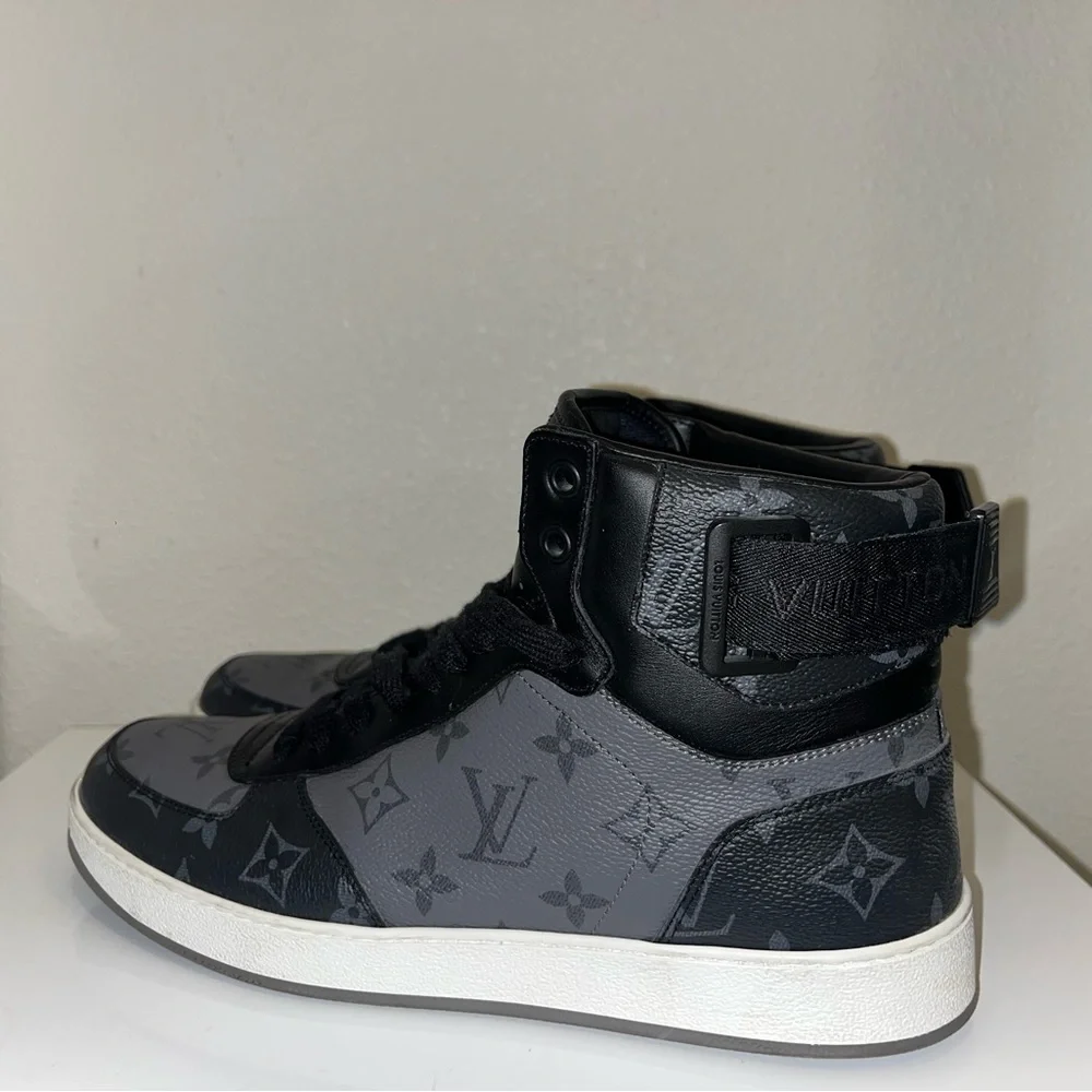 Louis Vuitton Black and Gray Sneakers - Picture 2 of 5